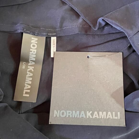 Norma Makali Pants Womens Large/36 Midnight Blue Straight Leg Trousers NEW - Picture 3 of 9